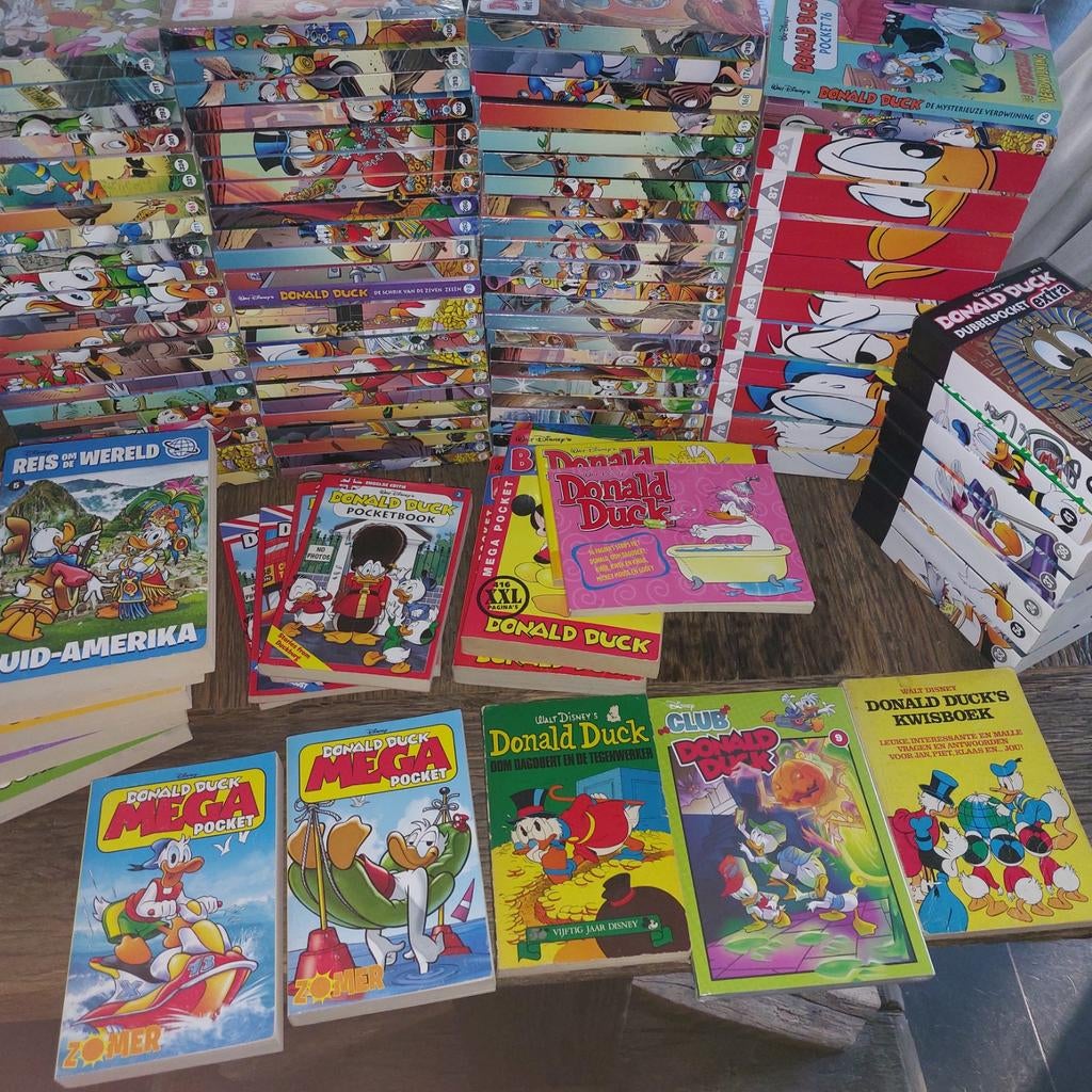 Verzameling 106 x Donald Duck pockets dubbel etc etc, Meerdere stripboeken, Ophalen of Verzenden, Zo goed als nieuw