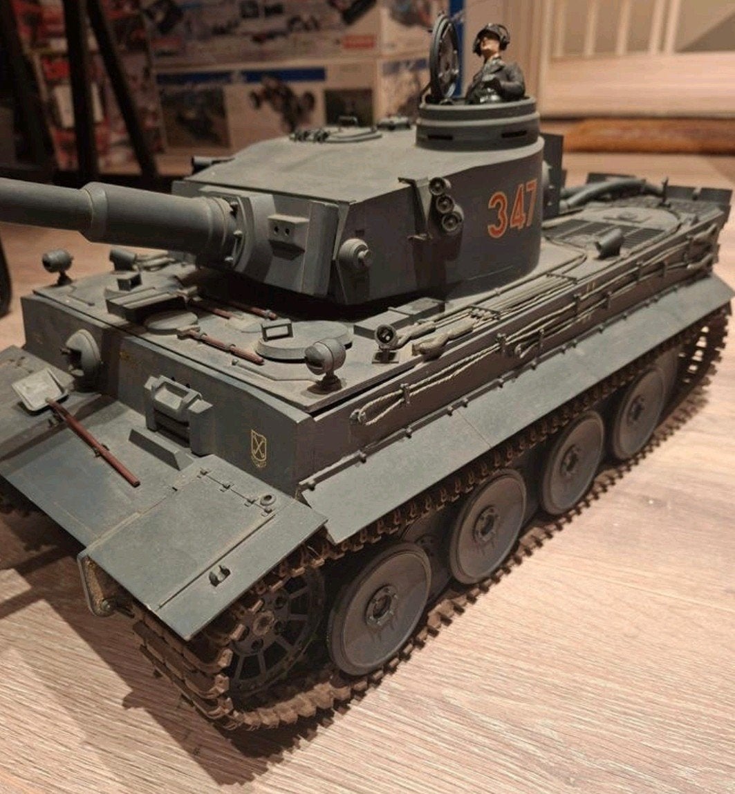 RC Tiger Tank Model met elektro Motoren, Ophalen of Verzenden