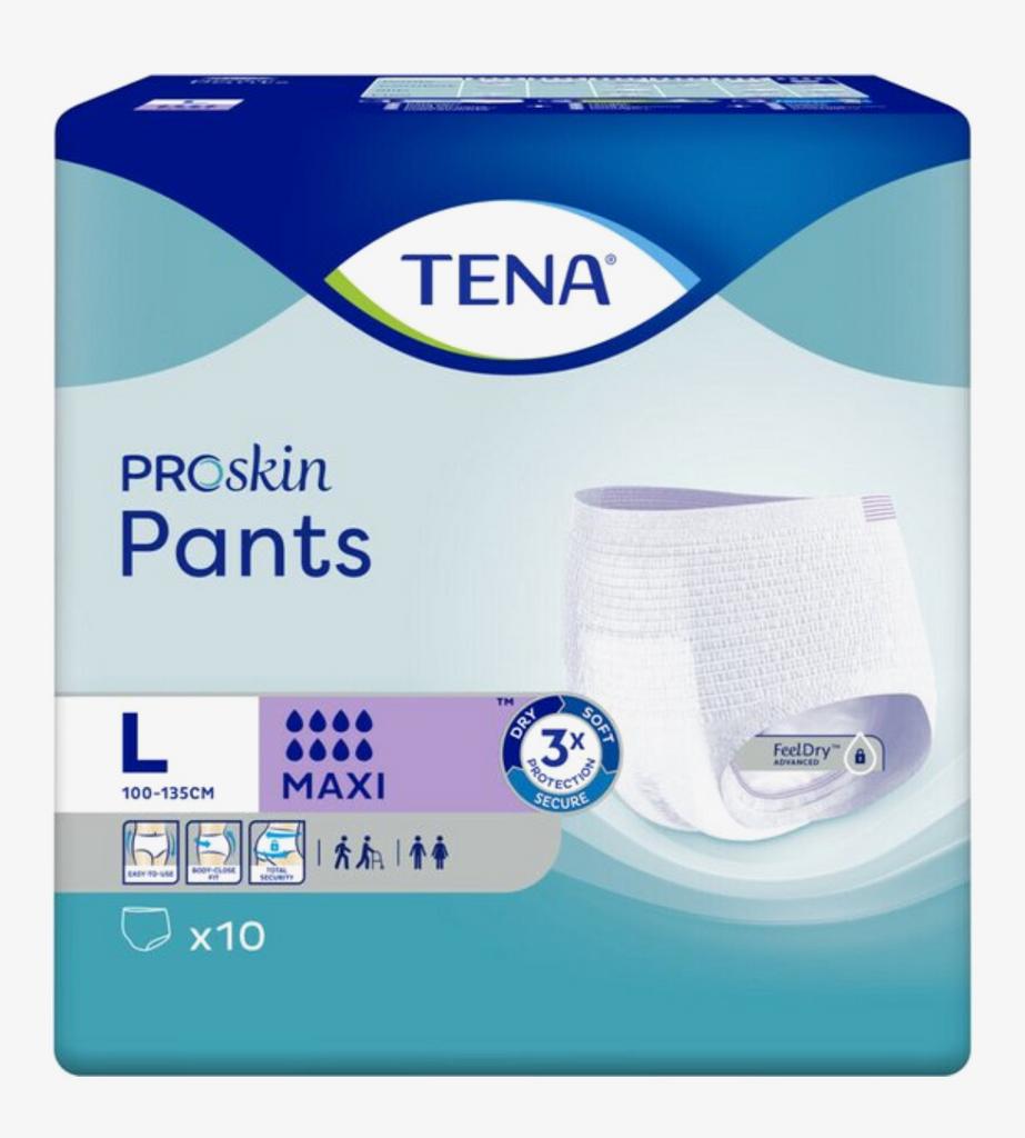 TENA pants maat L maxi nieuw en dicht, Diversen, Verpleegmiddelen, Ophalen of Verzenden, Nieuw