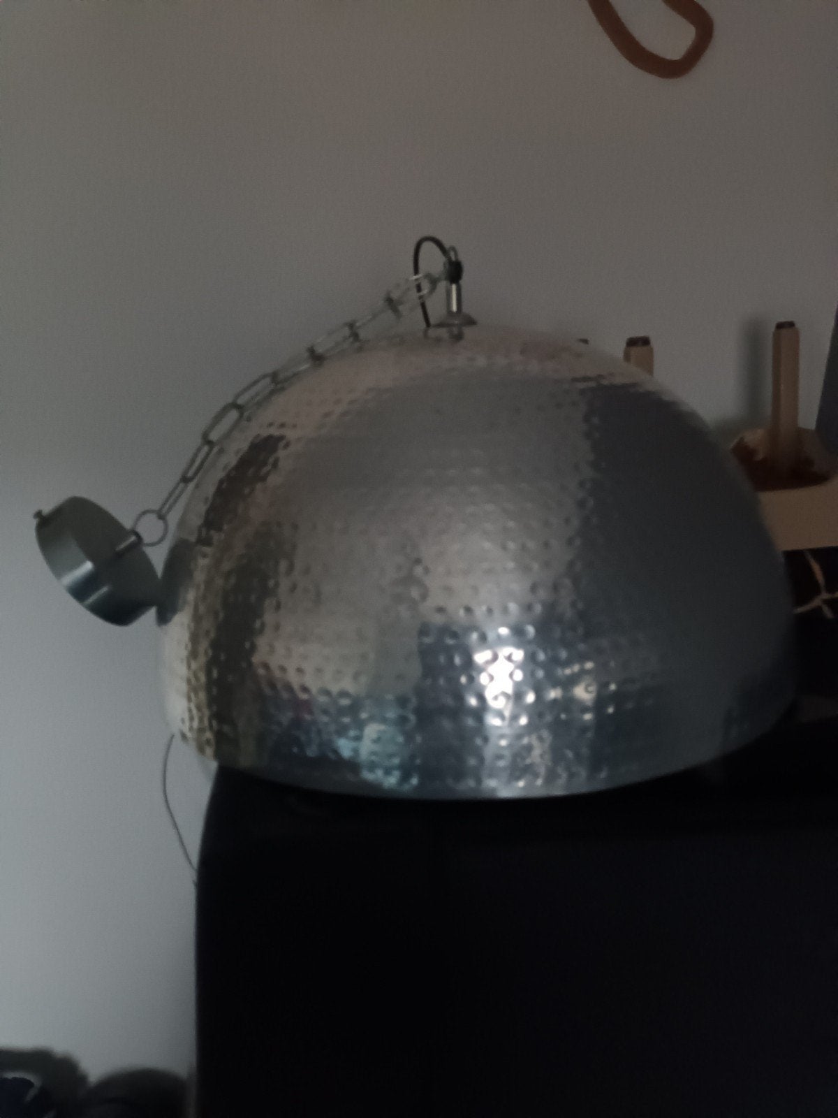 Grote metalen lamp, Huis en Inrichting, Lampen | Hanglampen, Ophalen