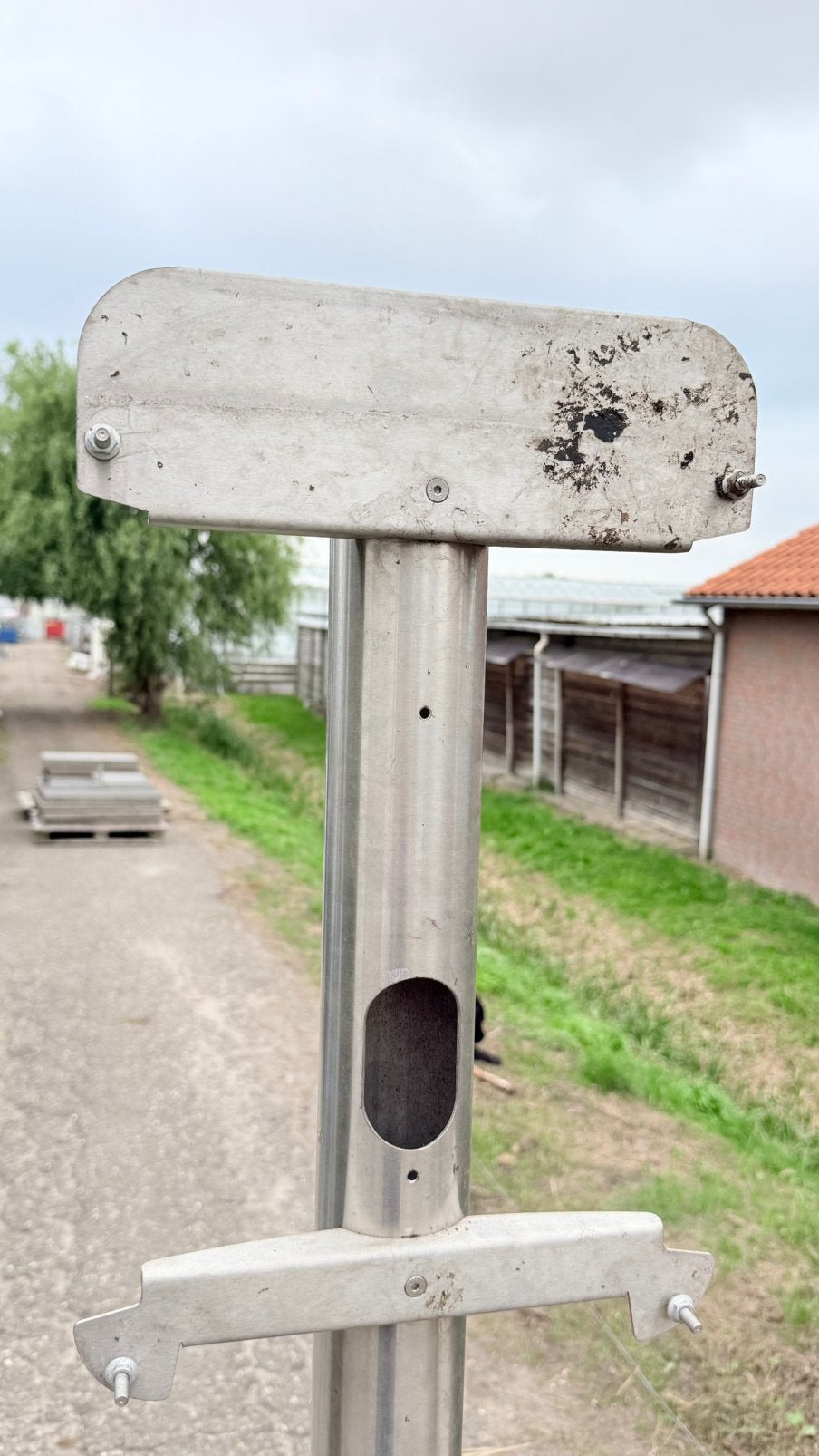 Rvs Laadpaal, RVS paal voor ev box, Ophalen of Verzenden, Gebruikt, Laadpaal