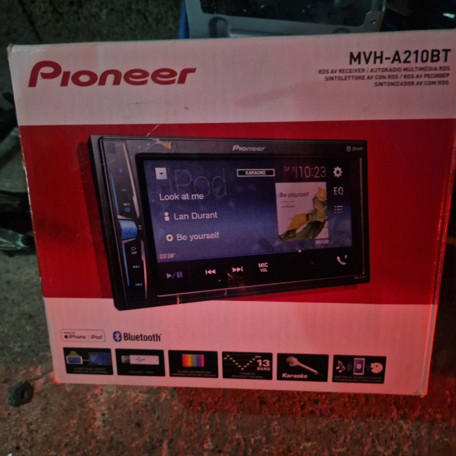 Pioneer Dvd radio usb bluethoot MVH A210BT, Ophalen of Verzenden