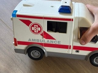playmobil ambulance, Ophalen, Gebruikt, Complete set, Voertuig