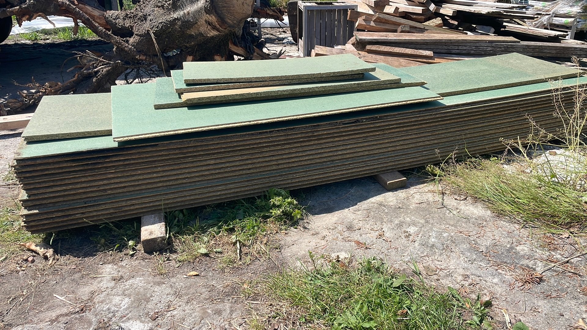 Spano platen 18 mm, Doe-het-zelf en Verbouw, Platen en Panelen, Ophalen, Hout