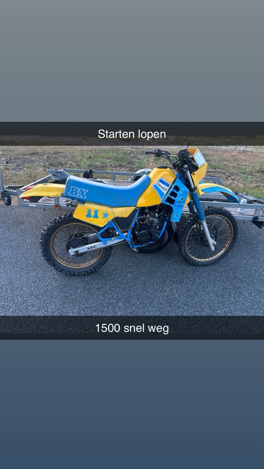 Benelli bx 125 crosser, Fietsen en Brommers, Brommers | Crossbrommers, Zo goed als nieuw, Overige merken, Ophalen of Verzenden