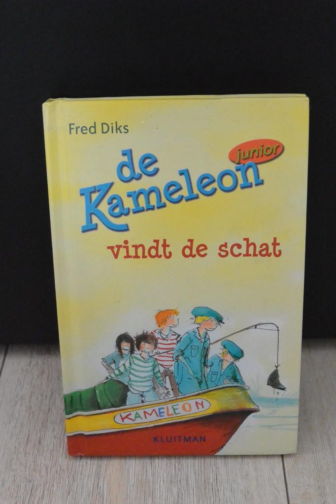 Boek De Kameleon Junior Vindt De Schat - Fred Diks, Boeken, Ophalen of Verzenden, Gelezen, Fred Diks, Fictie algemeen