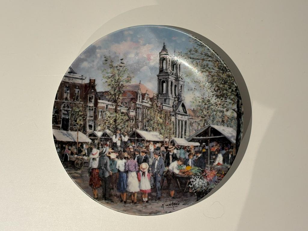 Mosa wandbord uit 1992, van de Amsterdamse Waterlooplein., Ophalen of Verzenden
