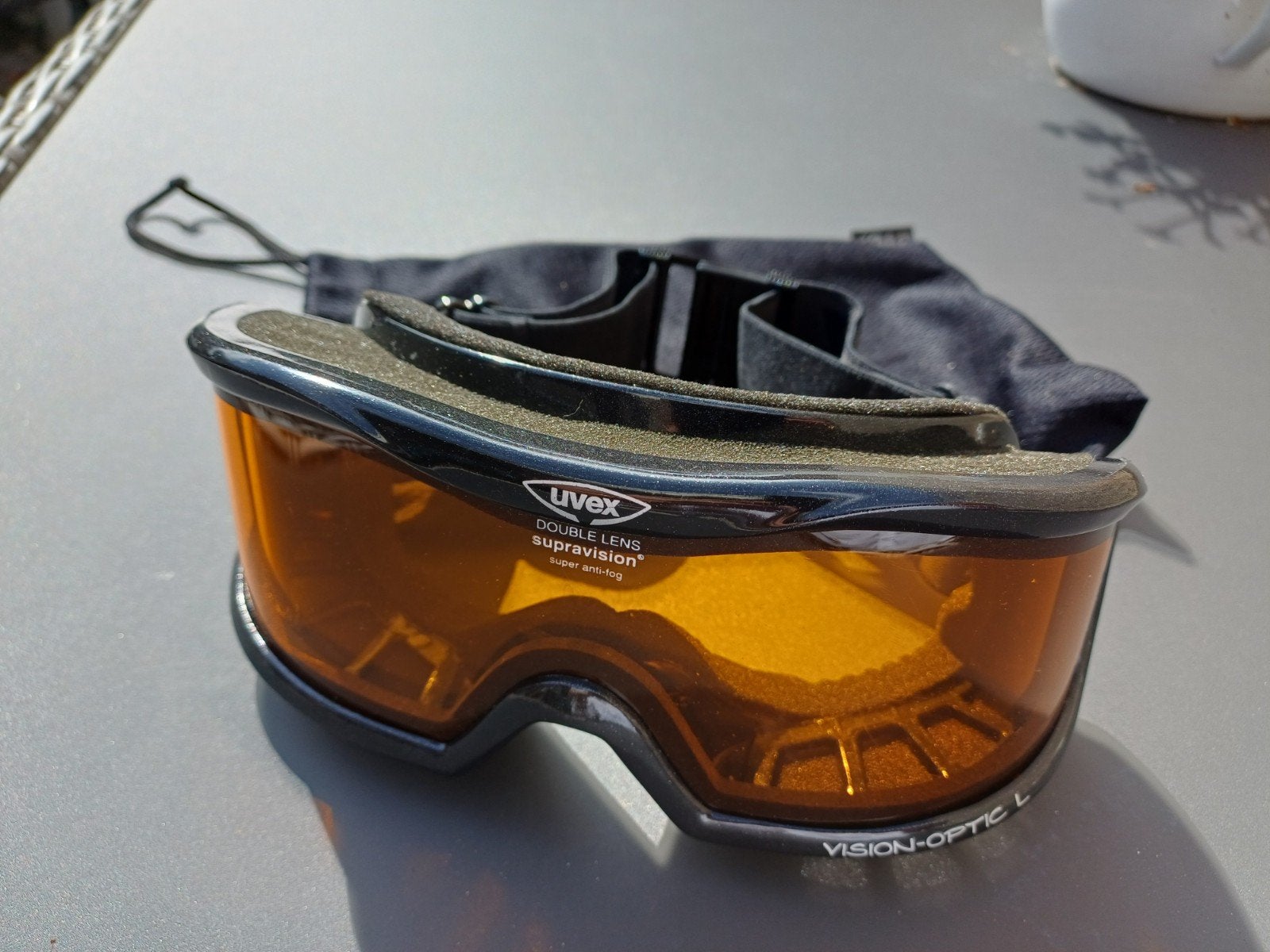 Uvex skibril met dubbele lens en supravision, Overige merken, Gebruikt, Overige typen, Ophalen of Verzenden