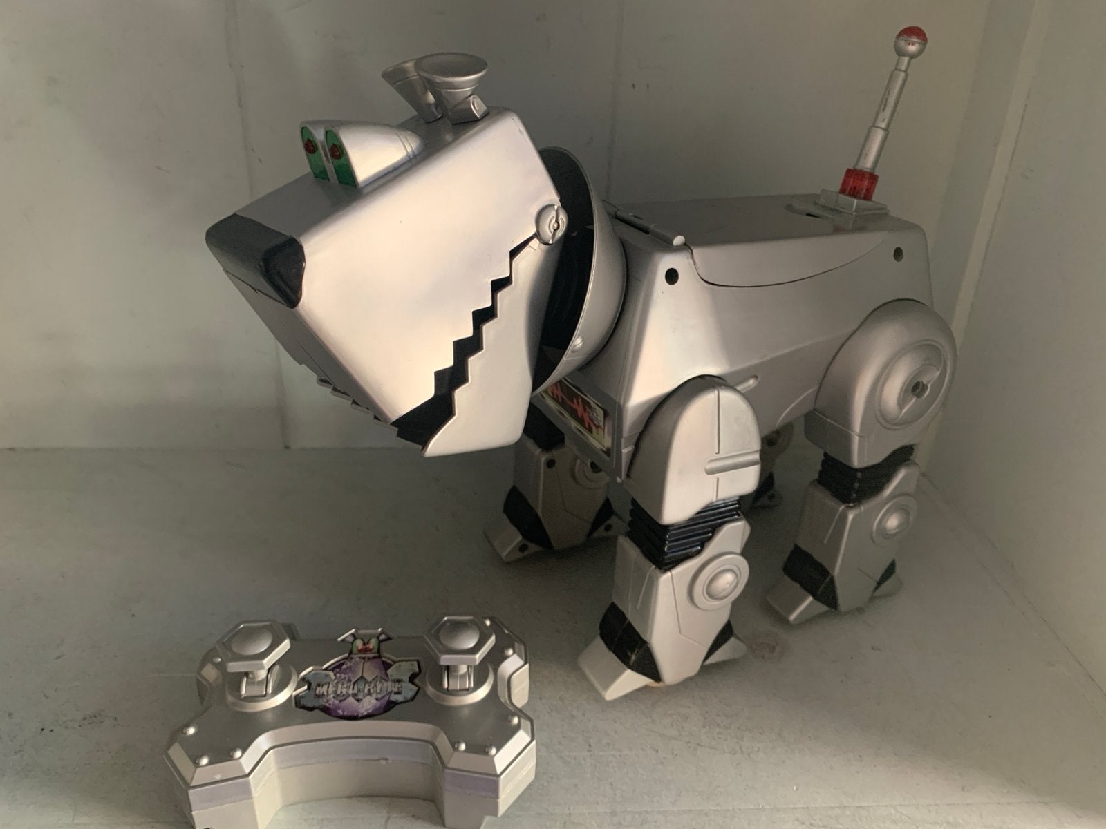 Mega-Byte Robot Hond met Afstandsbediening Vintage 1999, Ophalen of Verzenden, Zo goed als nieuw