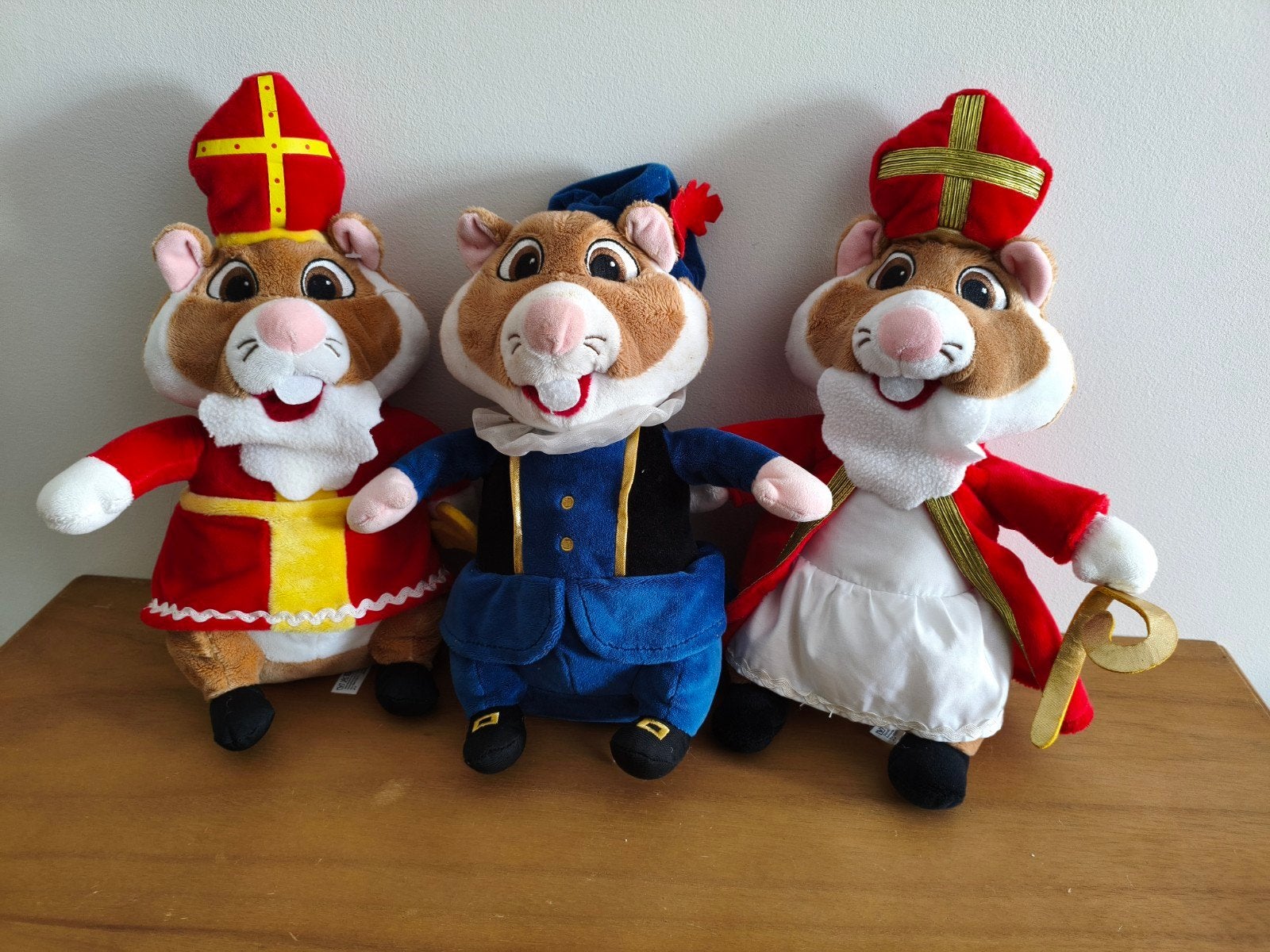 3 AH hamsters  Sinterklaas en Piet, Overige merken, Overige karakters, Hamster, Ophalen of Verzenden
