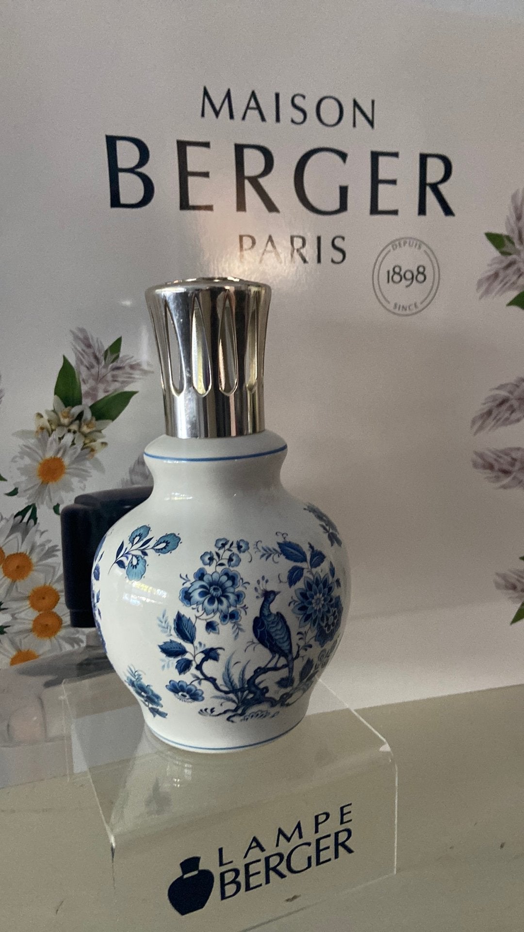 Maison /lampe berger geurbrander porselein, Ophalen of Verzenden, Zo goed als nieuw, Vintage