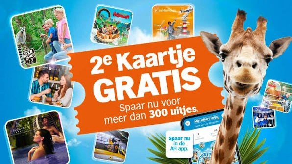 Te koop: 2e kaartje gratis AH actie € 0,50 pst, Verzamelen, Albert Heijn, Ophalen