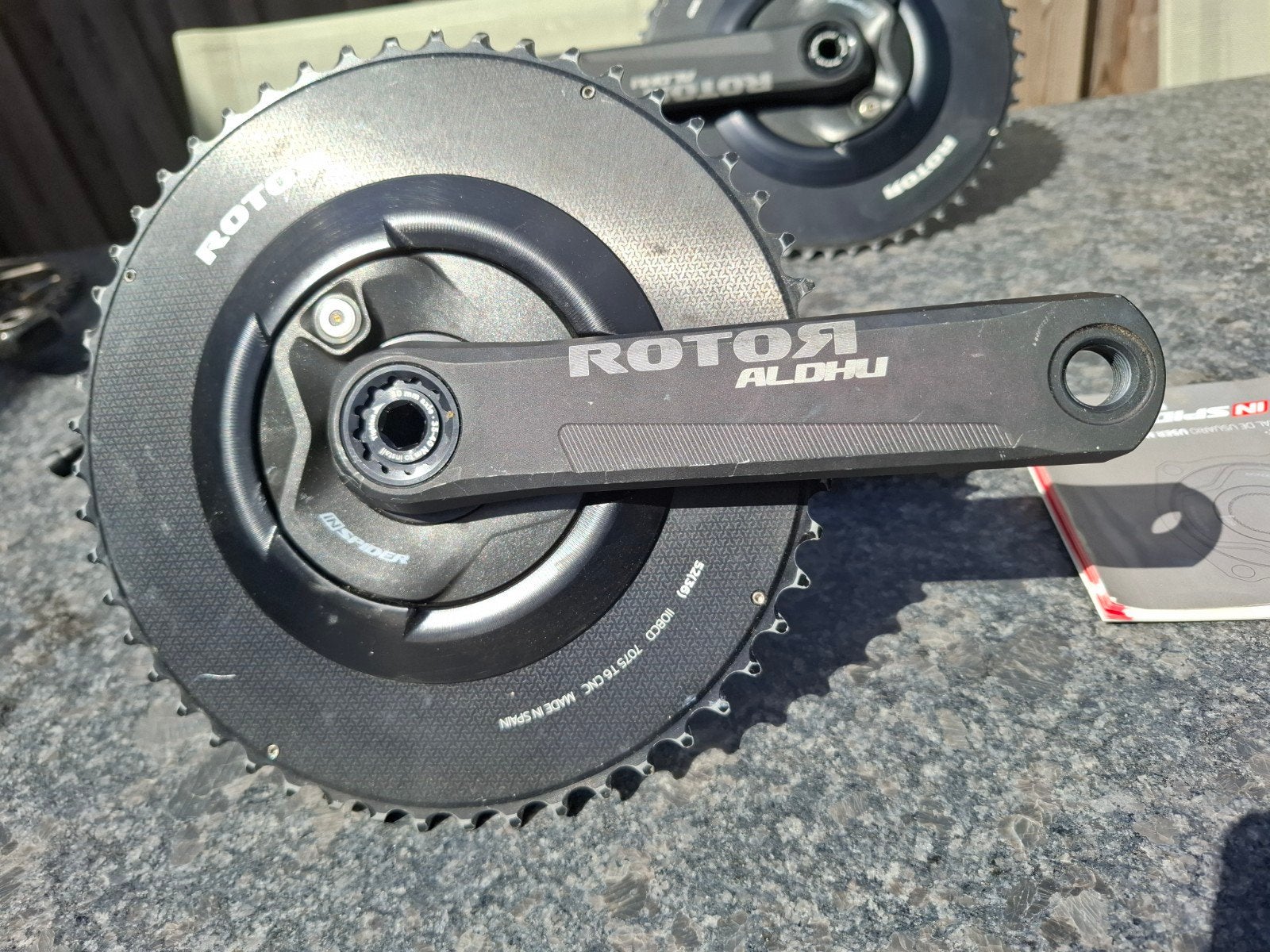 Als Nieuw: ROTOR Inspider powermeter ANT+/Bluetooth, Crankstel of Pedalen, Gebruikt, Racefiets, Ophalen of Verzenden