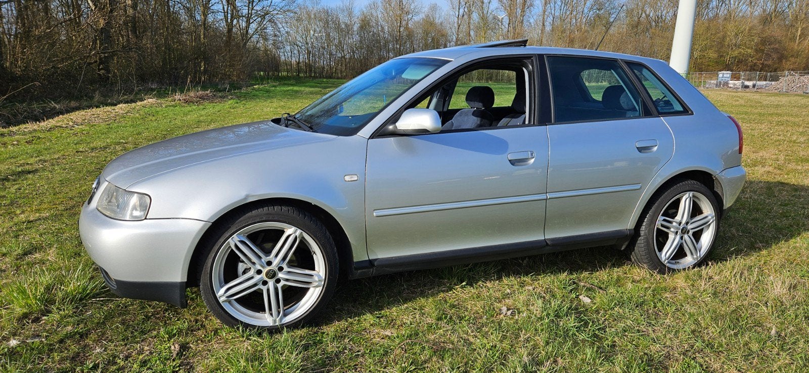 Audi A3 automaat 132500 km, Alcantara, 1200 kg, Particulier, Blauw