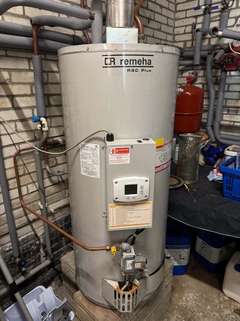 Remeha RSC Plus Boiler - Goede Staat, Ophalen, Gebruikt, Aardgas, 100 liter of meer