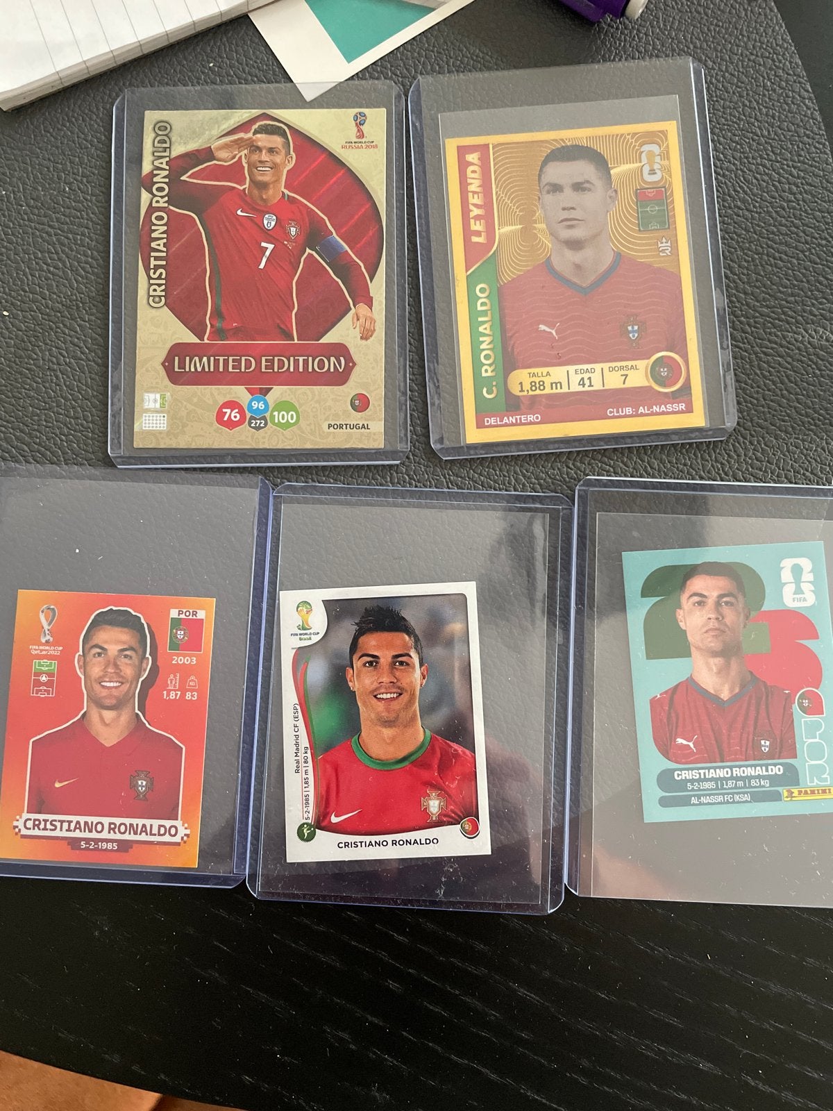 Cristiano Ronaldo Voetbalplaatjes - Limited Edition & Meer, Verzamelen, Ophalen of Verzenden, Zo goed als nieuw, Buitenlandse clubs