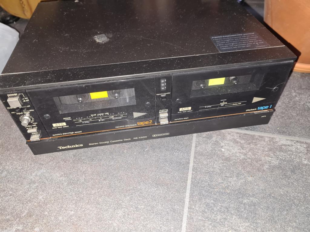 Technics RS-X50W Stereo Dubbel Cassettedeck, Ophalen of Verzenden, Dubbel, Overige merken, High speed dubbing