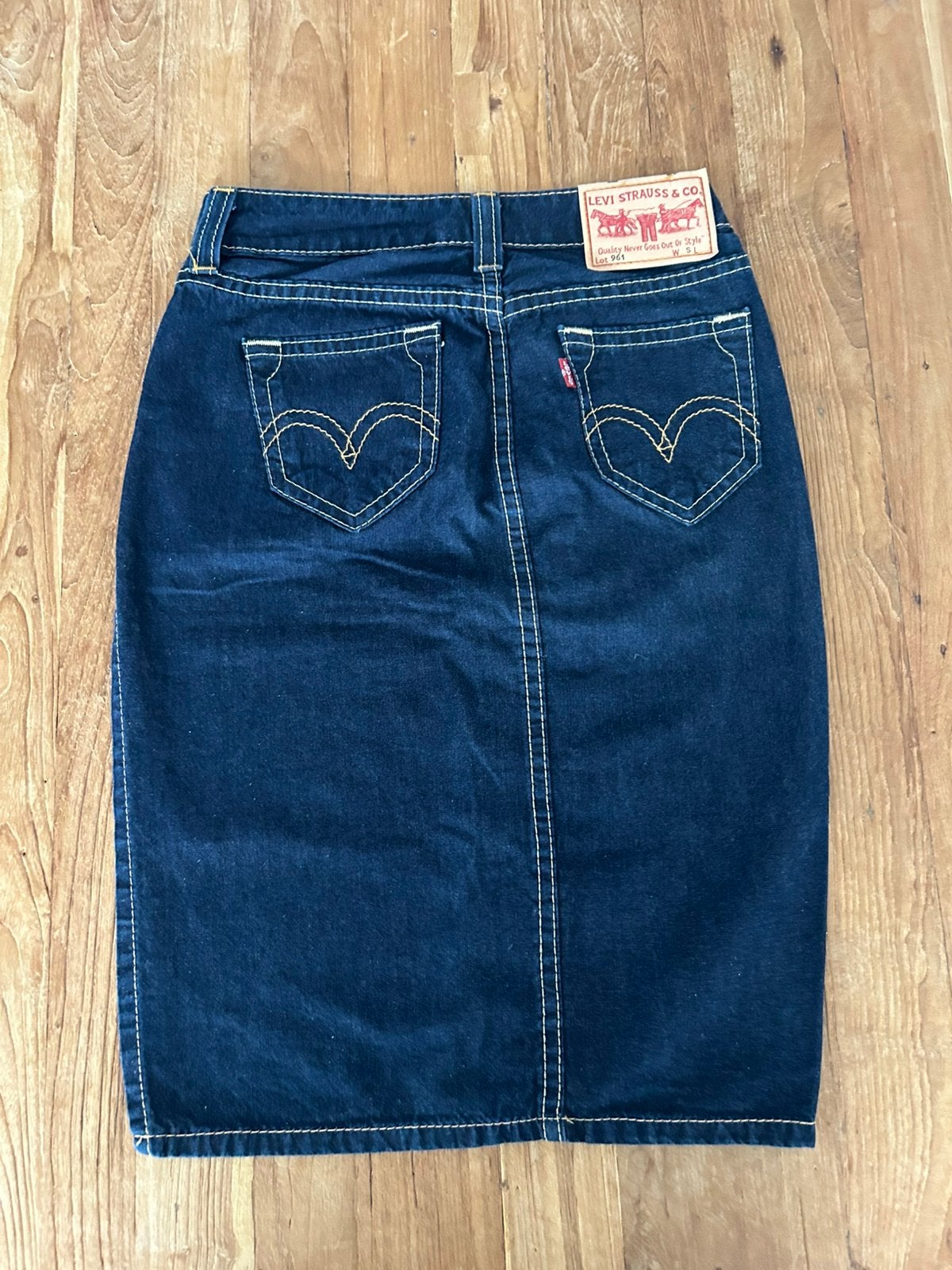 Levi’s rok - denim Jeans (S), Kleding | Dames, Rokken, Ophalen of Verzenden, Zo goed als nieuw, Maat 36 (S), Blauw