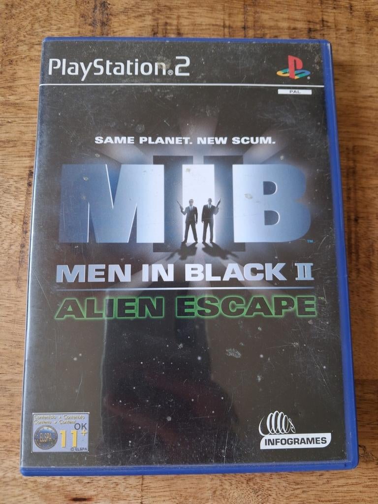 Men in Black II Alien Escape PS2, Spelcomputers en Games, Avontuur en Actie, Gebruikt, Vanaf 18 jaar, 1 speler