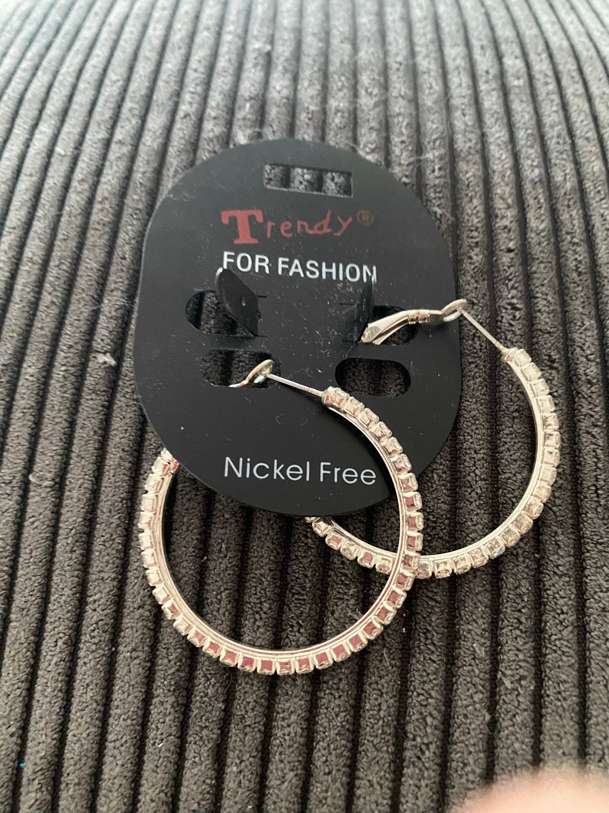 Kleine strass oorringen, Overige materialen, Hangers, Nieuw, Ophalen of Verzenden