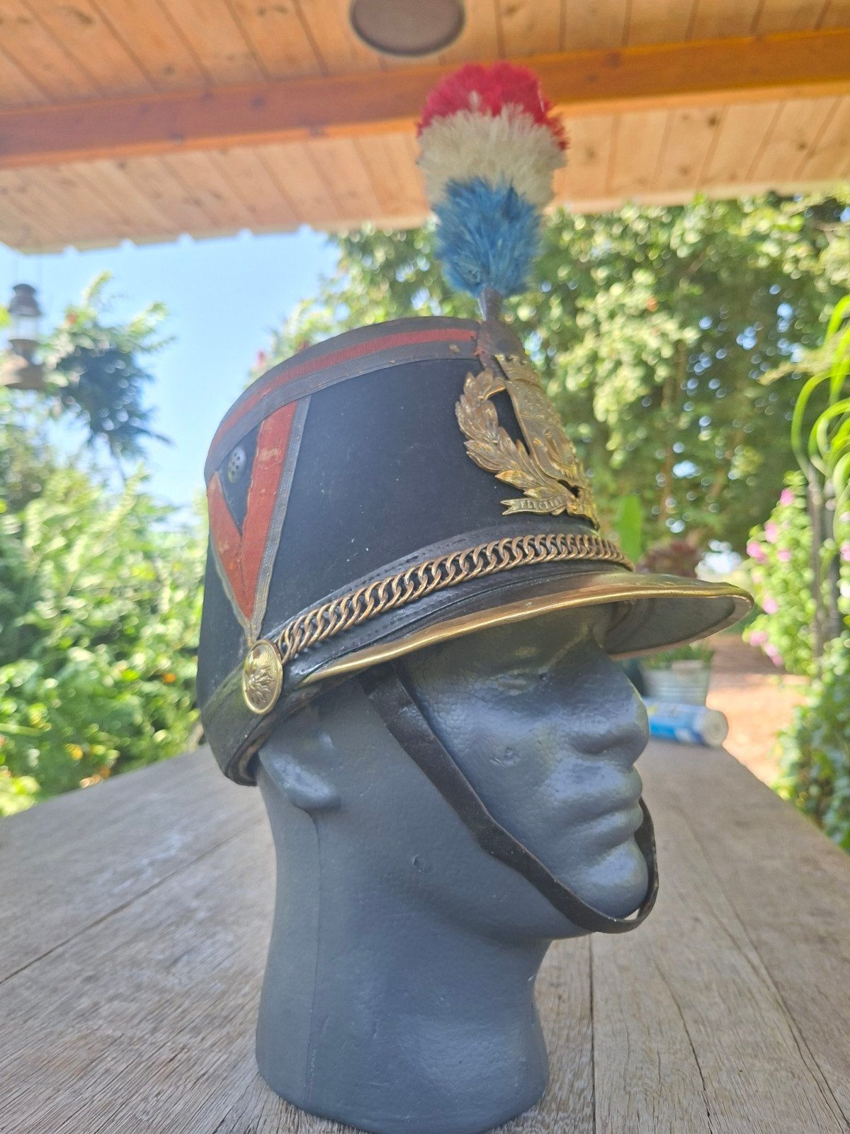 shako garde republicaine m1885, Verzamelen, Ophalen of Verzenden, Landmacht, Duitsland
