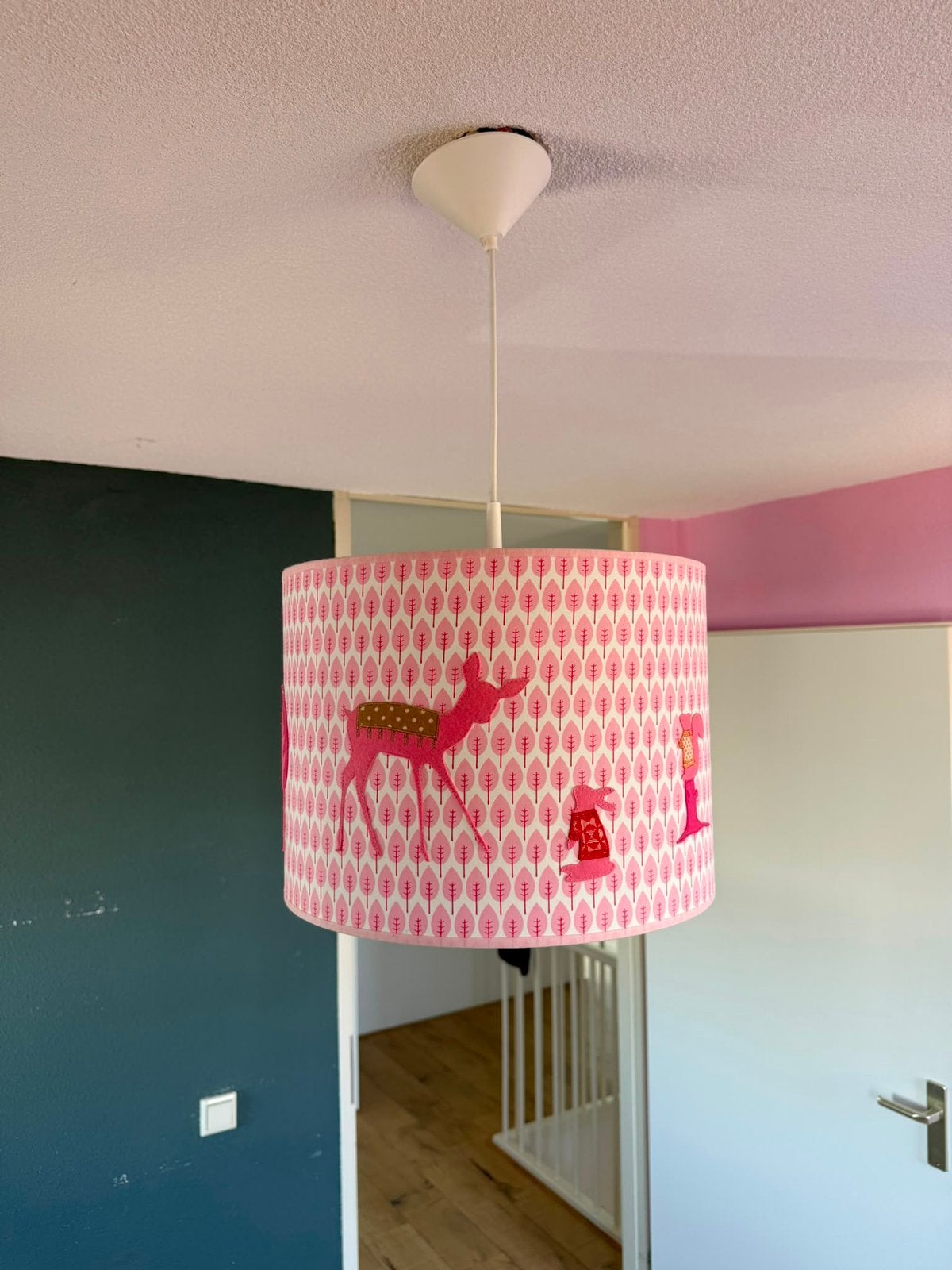 Taftan lamp kinderkamer, Ophalen, Zo goed als nieuw