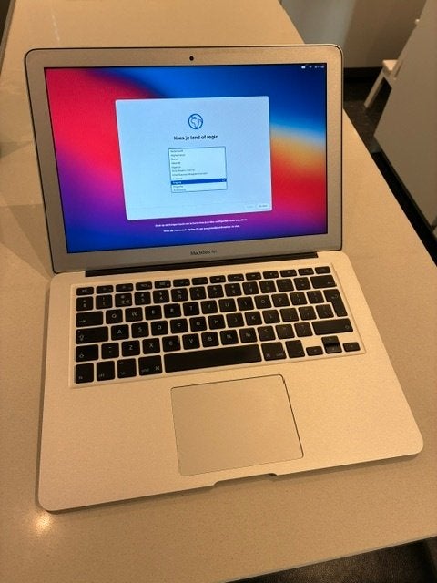 Apple MacBook Air 2014 13,3" 4GB, 128GB A1466, Gebruikt, Qwerty, 13 inch, Minder dan 2 Ghz