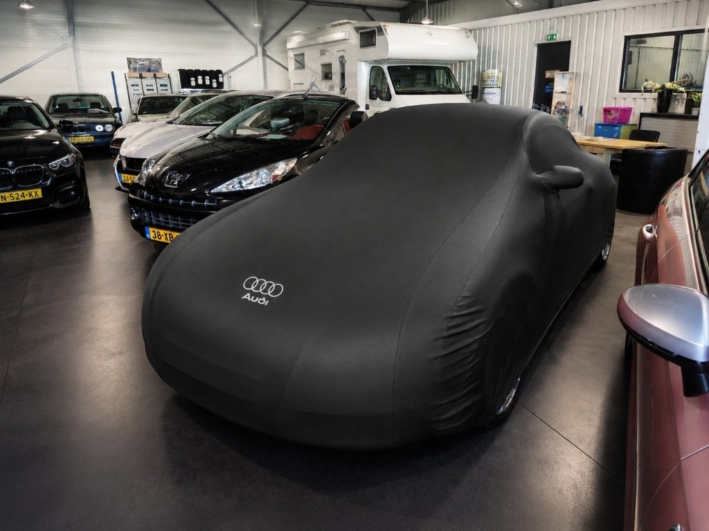 Audi TT 8N indoor autohoes zwart met logo, spiegelzakken, Audi, Ophalen of Verzenden, Zo goed als nieuw, Op maat