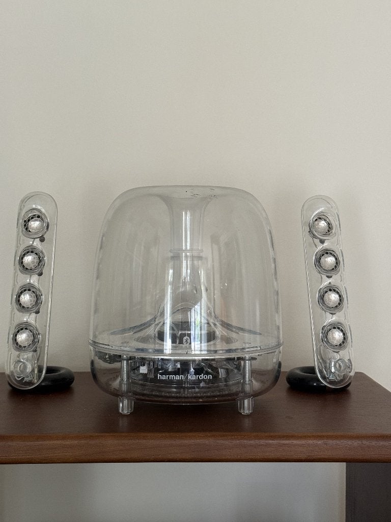 Harman Kardon Soundsticks 2.1 Speakerset, Audio, Tv en Foto, Luidsprekers, Gebruikt, Speakerset, Ophalen of Verzenden, AUX-ingang
