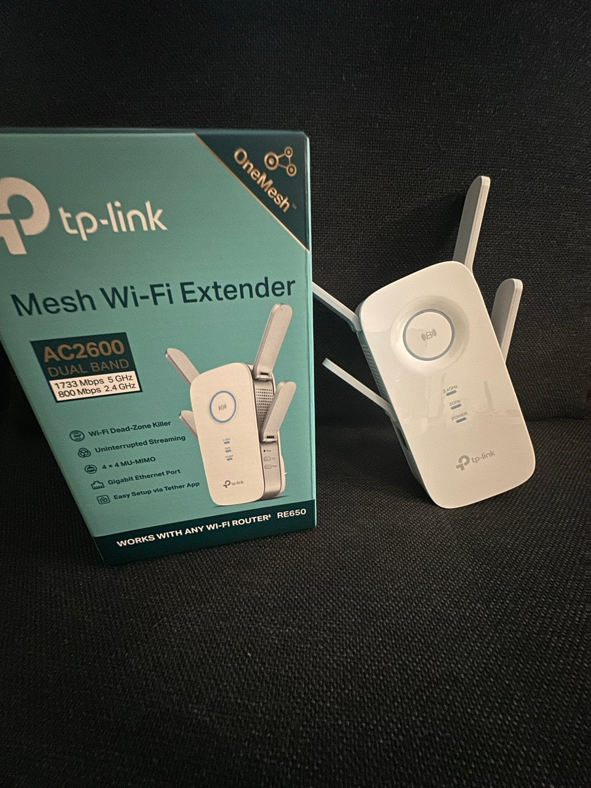 TP-Link RE650 AC2600 WiFi Range Extender - boxed, Computers en Software, WiFi-versterkers, Zo goed als nieuw, Ophalen of Verzenden