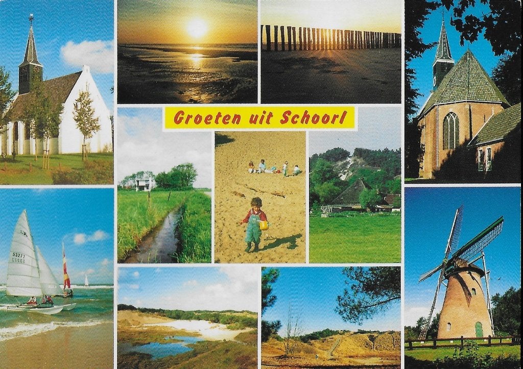 Schoorl gelopen ansichtkaart (a184), Ophalen of Verzenden, 1980 tot heden, Noord-Holland