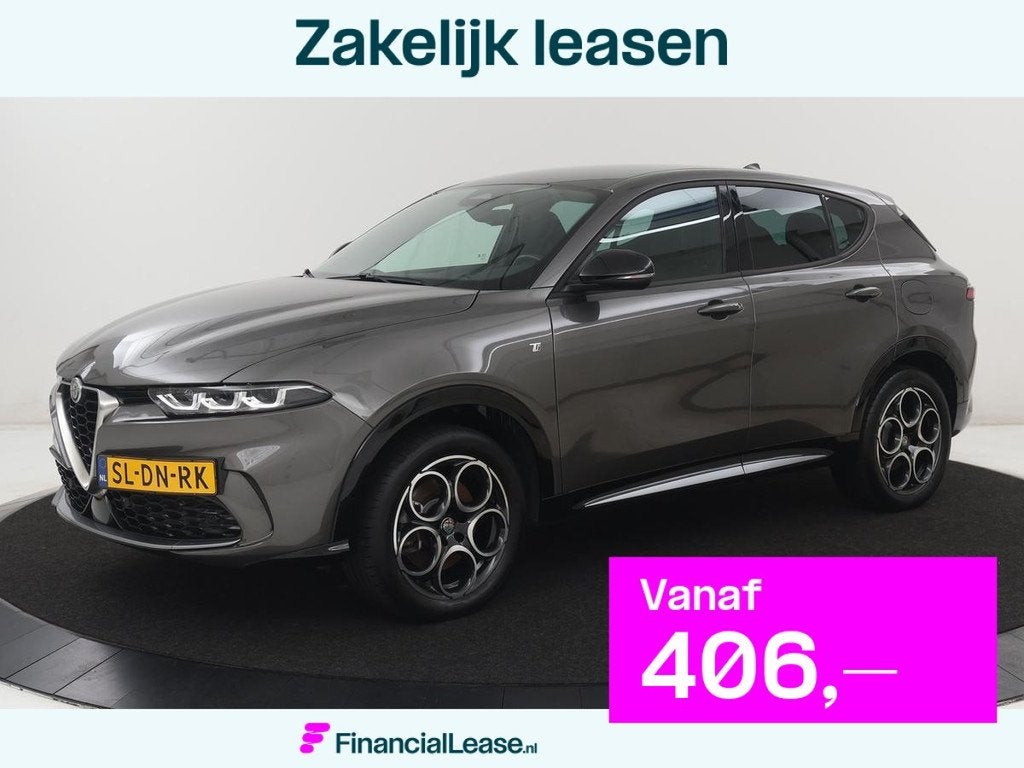 Alfa Romeo Tonale 1.3T PHEV TI | 280PK | SOH 99% | Trekhaak, Automaat, Stof, Euro 6, 4 cilinders