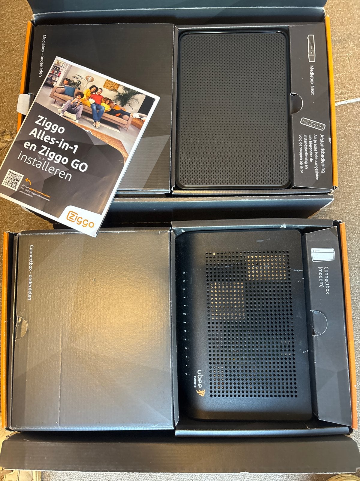 Ziggo Connectbox Ubee EW321B Router met Modem, Computers en Software, Routers en Modems, Ophalen of Verzenden, Nieuw, Router met modem
