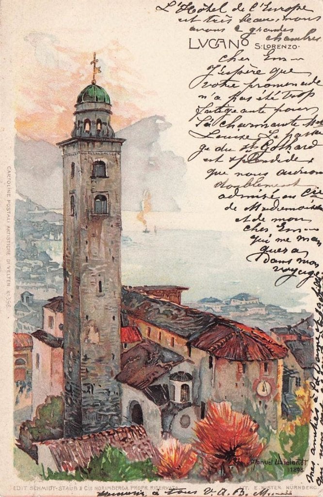 702-436-063 Lugano, Verzenden, Voor 1920, Overig Europa