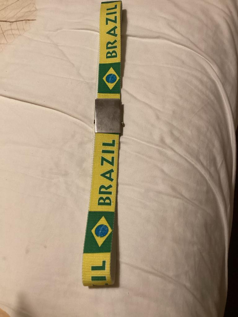 Brazil Riem - Geel/Groen met Braziliaanse vlag, 95 tot 105 cm, Overige kleuren, Ophalen of Verzenden, Zo goed als nieuw