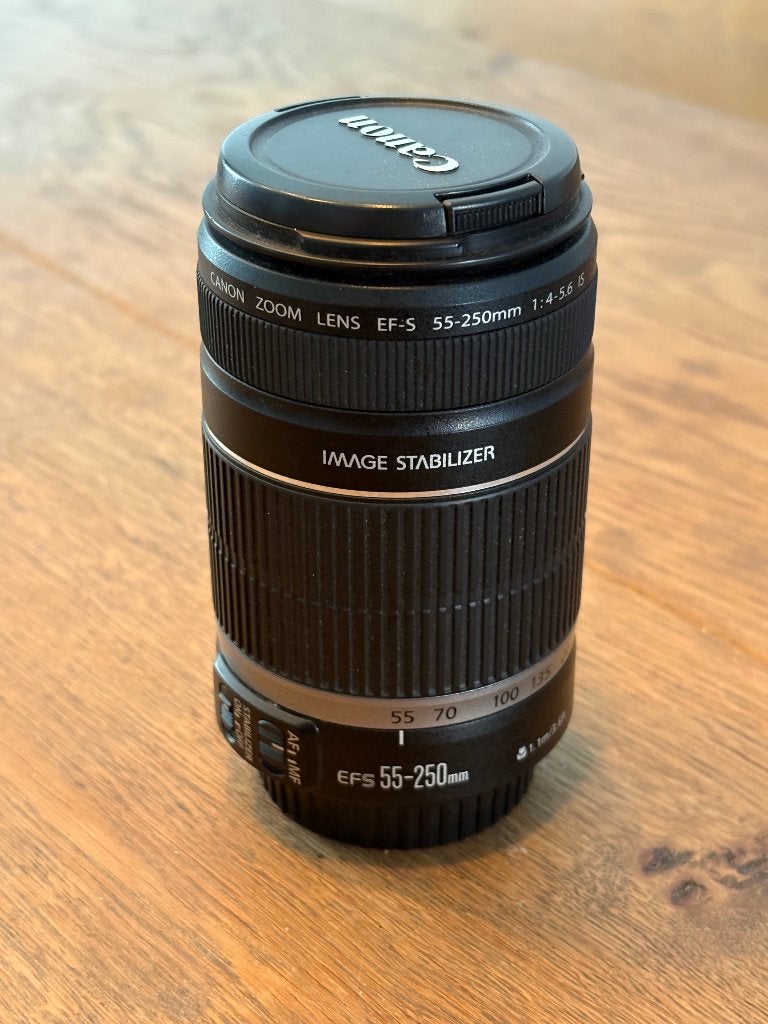 Canon EFS 55-250mm lens, Gebruikt, Canon, Canon EF-S, Telelens