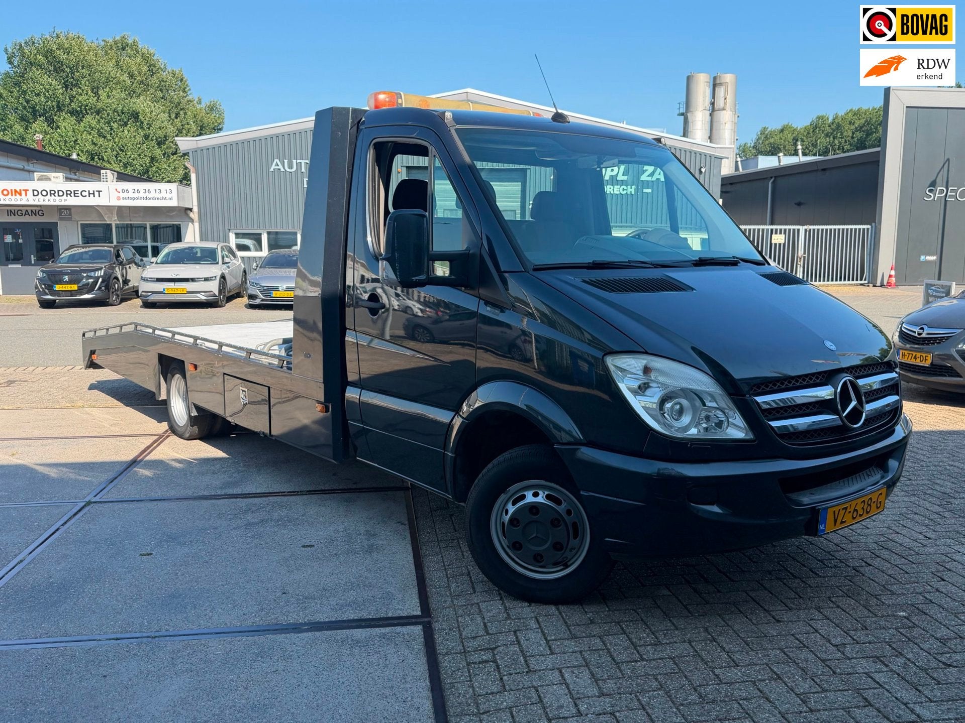 Mercedes-Benz Sprinter 3.0 6 Cill. Oprijgwagen TIJHOF Bak -, Auto's, Euro 5, Gebruikt, 2987 cc, Mercedes-Benz