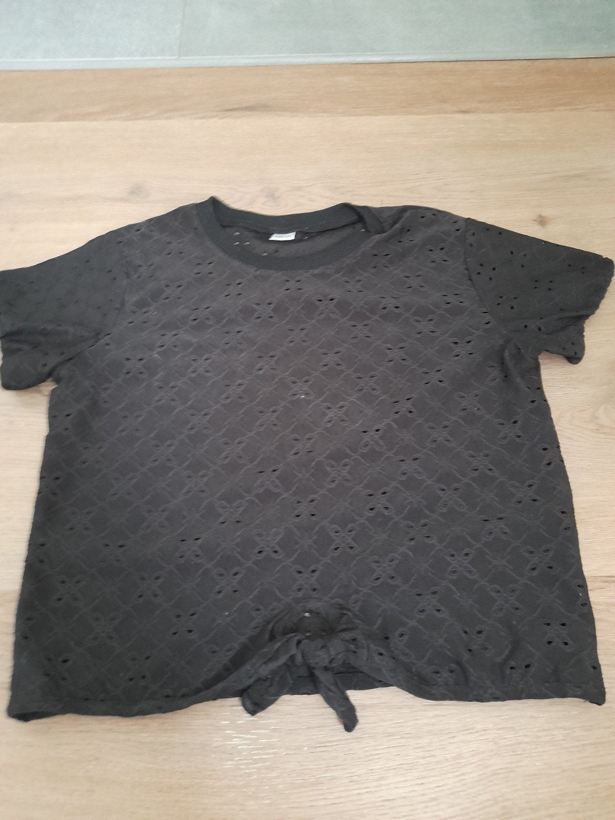 bijna gratis zgan meisjes t shirt 146/152 zwart, Meisje, Ophalen of Verzenden, Zo goed als nieuw, Shirt of Longsleeve
