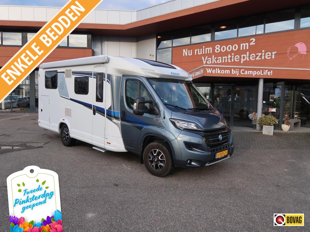Knaus Sky TI 650 MEG AUTOMAAT 150 PK, Caravans en Kamperen, Campers, Automaat, Ringverwarming, Fiat, Diesel