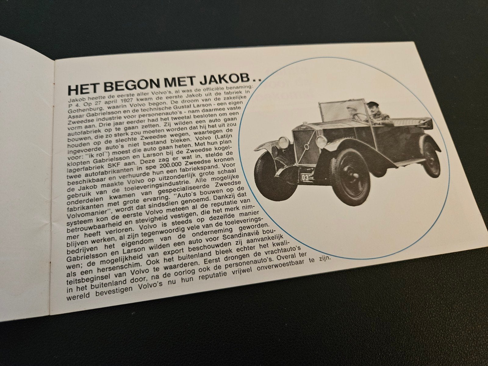 Brochure Volvo Niham, Ophalen of Verzenden, Zo goed als nieuw, Volvo