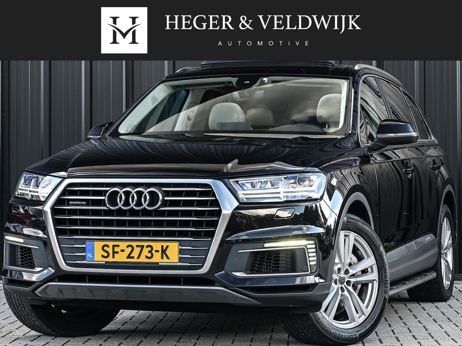 Audi Q7 3.0 TDI e-tron quattro | Panoramdak | NL-Auto | Bose, Auto's, Audi, Automaat, Stof, Gebruikt, Zwart