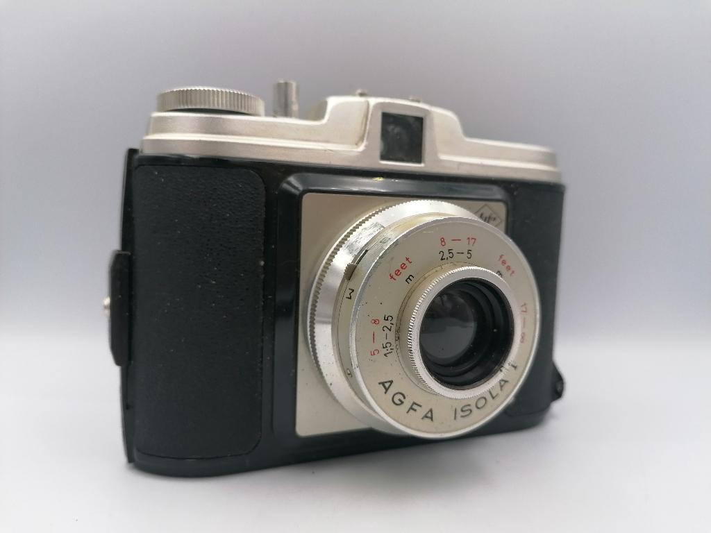 Agfa ISOLA I vintage medium format analog camera, Ophalen of Verzenden, Compact, Overige Merken