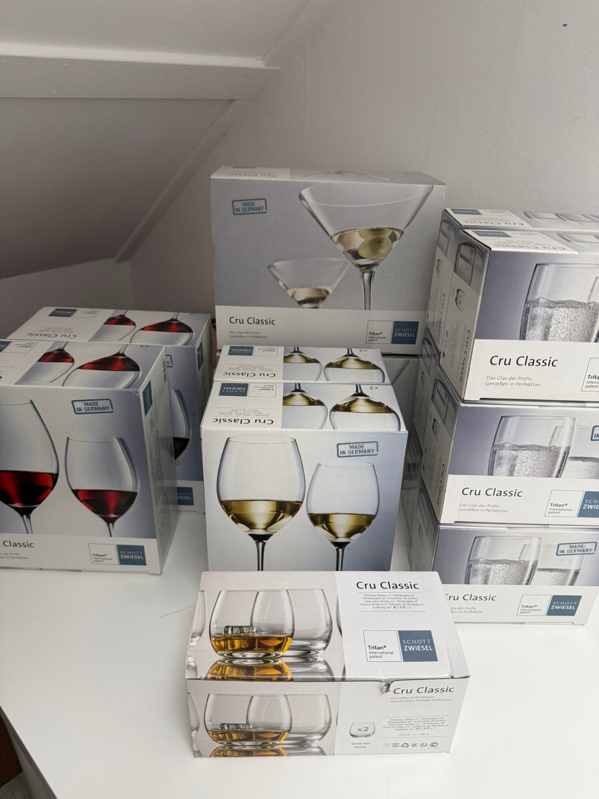 Serie glazen Cru Classic Schott Zwiesel nieuw in doos, Glas of Glazen, Nieuw, Ophalen of Verzenden, Glas
