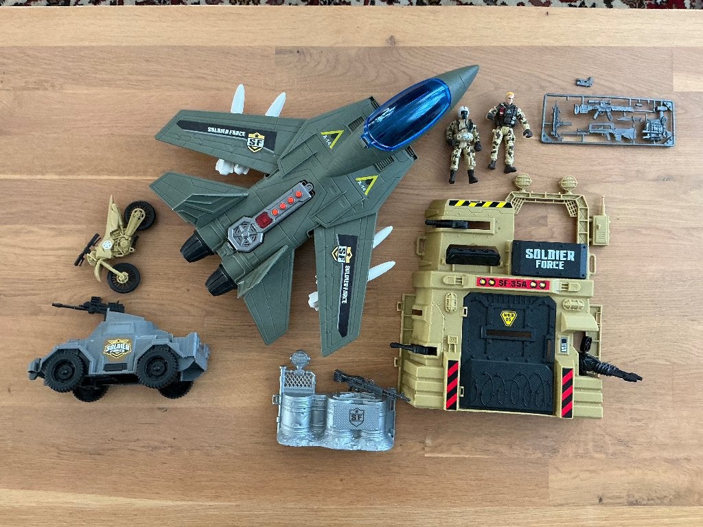 Chap Mei Soldier Force Bunker Air Attack set 545063 + doos, Ophalen of Verzenden, Zo goed als nieuw
