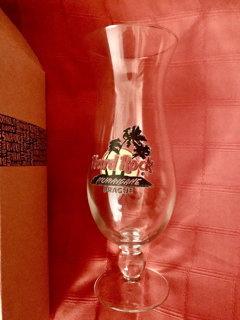 3 Hard rock cafe glas, Ophalen of Verzenden, Nieuw, Bierglas