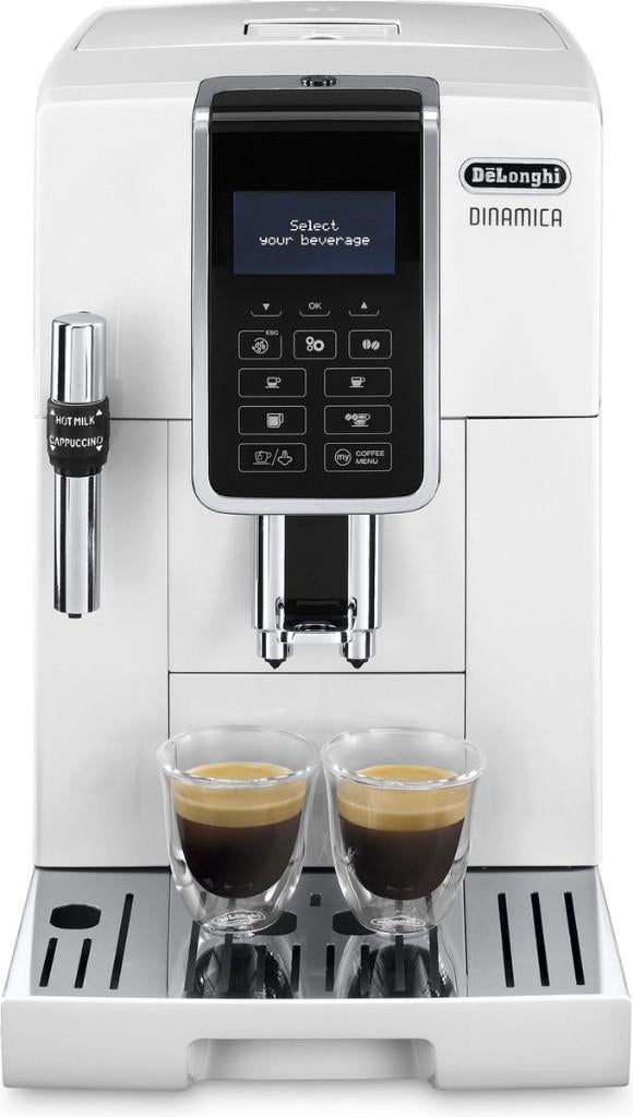 delonghi magnifica ECAM350.35.W DINAMICA WIT, Gebruikt, Koffiemachine, 1 kopje, Gemalen koffie