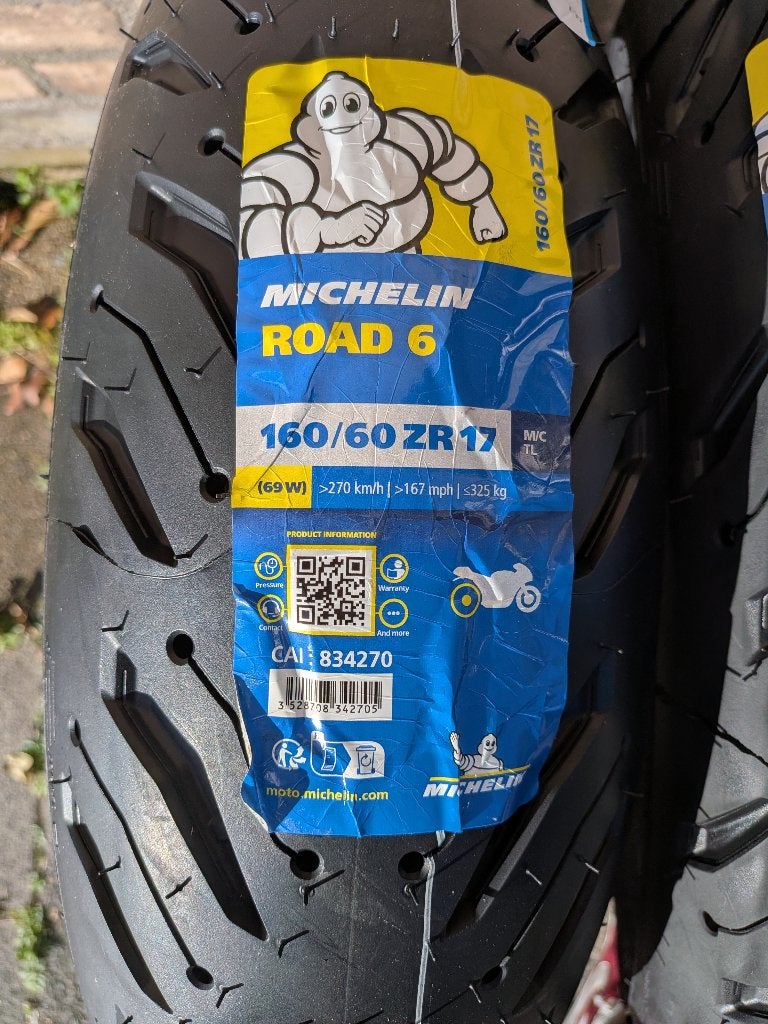 Michelin Road 6 Nieuw ongebruikt 160/60/17, Motoren, Ophalen of Verzenden, Nieuw