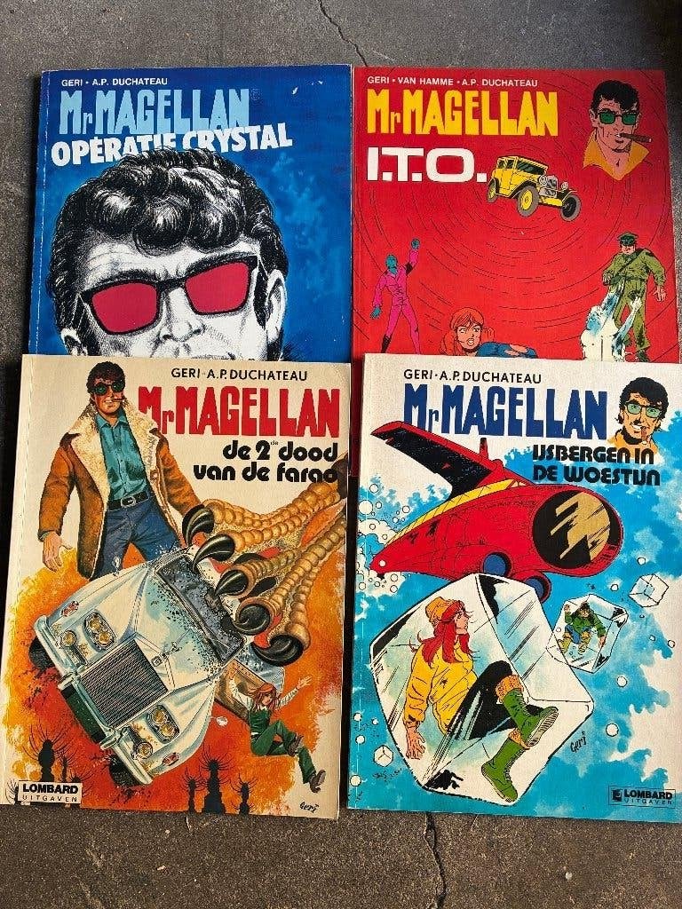 Mister Mr. Magellan ; Diverse delen , zie foto, Meerdere stripboeken, Ophalen of Verzenden, Zo goed als nieuw, Geri / Duchateau