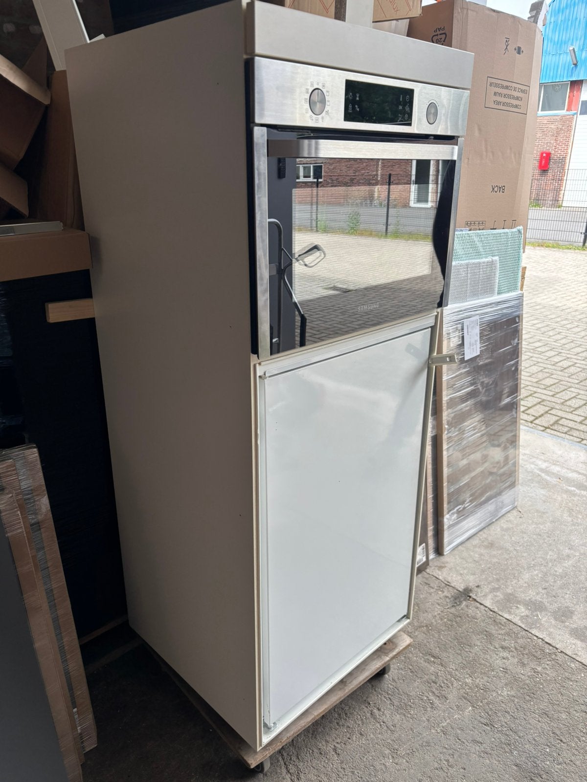 te koop inbouw koelkast en oven, 85 tot 120 cm, Gebruikt, Minder dan 60 cm, Ophalen of Verzenden