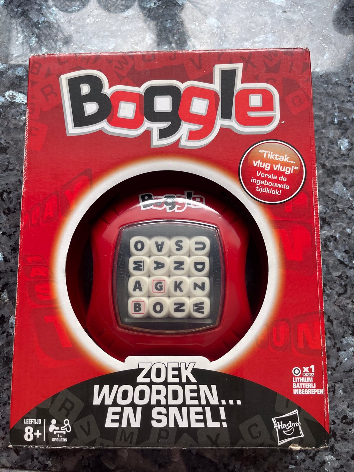 Boggle, zgan, Hobby en Vrije tijd, Een of twee spelers, Ophalen, Zo goed als nieuw